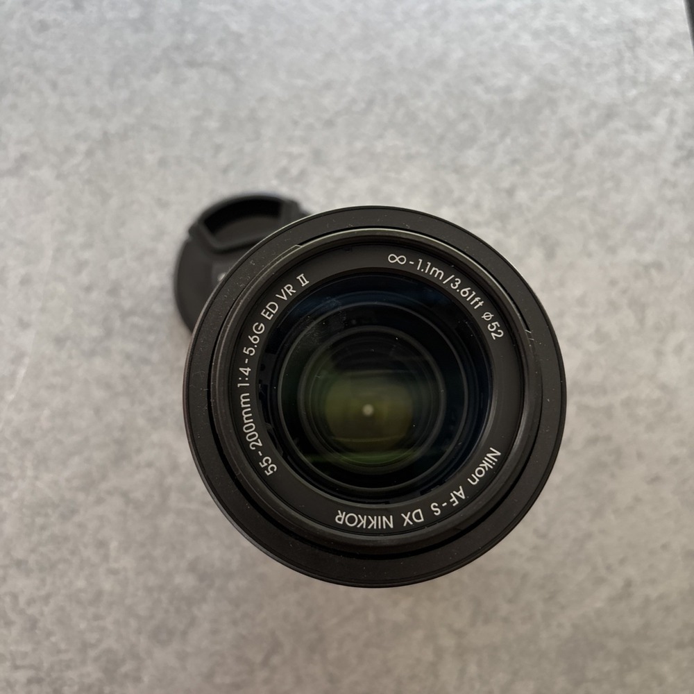 Nikon DX AF-S NIKKOR 55-200mm f/1:4-5.6G ED VR Zoom Telephoto Lens Nikon F
